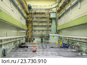 Атомная электростанция, реакторный зал РБМК. Стоковое фото, фотограф Андрей Радченко / Фотобанк Лори