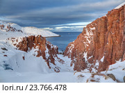 Кольский полуостров, вид на Баренцево море, Мурманская область. Стоковое фото, фотограф Игорь Долгов / Фотобанк Лори