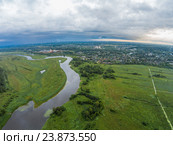 Максатихинский район, Тверская область. Река Молога. Стоковое фото, фотограф Илья Якунин / Фотобанк Лори
