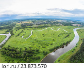 Максатихинский район, Тверская область. Река Молога. Стоковое фото, фотограф Илья Якунин / Фотобанк Лори