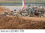 "Брусиловский прорыв". Военно-историческое шоу (реконструкция) (2016 год). Редакционное фото, фотограф Алексей Бок / Фотобанк Лори
