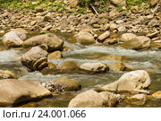 Река Бугунжа. Россия, Краснодарский край, Мостовской район. Стоковое фото, фотограф Наталья Гармашева / Фотобанк Лори