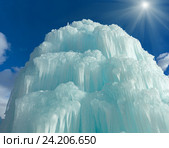 ice waterfall. Стоковое фото, фотограф Юрий Брыкайло / Фотобанк Лори