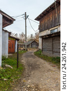 Закоулки провинциального городка. Стоковое фото, фотограф Илья Якунин / Фотобанк Лори