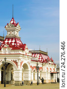 Екатеринбург. Старый железнодорожный вокзал (2014 год). Редакционное фото, фотограф Сергеев Валерий / Фотобанк Лори