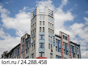 Дом Моссельпрома (Доходный дом А. Титова) в Москве. Калашный переулок, 2/10 (2016 год). Стоковое фото, фотограф stargal / Фотобанк Лори