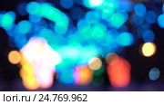Abstract xmass tree lights of focus. Стоковое видео, видеограф Серёга / Фотобанк Лори