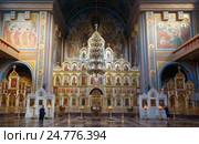 Кисловодск. Внутри Свято-Никольского собора. Стоковое фото, фотограф Олег Белов / Фотобанк Лори