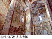 Тутаев, Ярославская область. Фрески Крестовоздвиженского собора 1676 год (2017 год). Стоковое фото, фотограф Илюхина Наталья / Фотобанк Лори