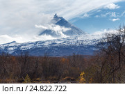 Вулкан Ключевская сопка в Камчатском крае. Стоковое фото, фотограф А. А. Пирагис / Фотобанк Лори