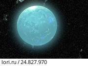 Fantasy alien planet. Moon. 3D rendering. Стоковая иллюстрация, иллюстратор Parmenov Pavel / Фотобанк Лори