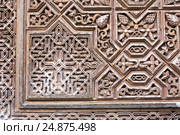 Ornamental design of Alhambra. Granada (2016 год). Стоковое фото, фотограф Яков Филимонов / Фотобанк Лори