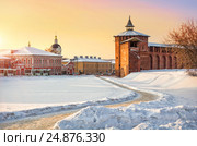 Грановитая башня Коломенского кремля. Granovitaya Tower of Kolomna Kremlin (2012 год). Стоковое фото, фотограф Baturina Yuliya / Фотобанк Лори