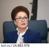 XI Международный конгресс по репродуктивной медицине. Академик РАН, Главный специалист по акушерству и гинекологии МЗ РФ  Лейла Адамян (2017 год). Редакционное фото, фотограф Александр С. Курбатов / Фотобанк Лори