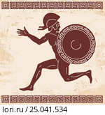 Vector Greek drawing. Стоковая иллюстрация, иллюстратор Михаил Гойко / Фотобанк Лори