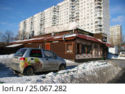 Ресторан "Хижина". Москва, улица Чертановская, дом 32 (2017 год). Редакционное фото, фотограф Щеголева Ольга / Фотобанк Лори