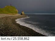 Магаданская область, полуостров Кони, Охотское море, мыс Таран. Стоковое фото, фотограф Сергей Карпухин / Фотобанк Лори