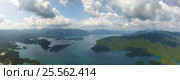 Aerial panorama view of Cheow Lan Lake (2016 год). Стоковое фото, фотограф Михаил Коханчиков / Фотобанк Лори