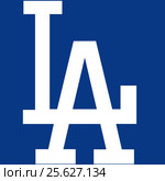 Эмблема бейсбольного клуба "Los Angeles Dodgers". США. Редакционная иллюстрация, иллюстратор Владимир Макеев / Фотобанк Лори