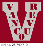 Эмблема хоккейного клуба The Vancouver Millionaires (1911-1926). Канада. Редакционная иллюстрация, иллюстратор Владимир Макеев / Фотобанк Лори