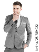 Young business man portrait. Стоковое фото, фотограф Иван Михайлов / Фотобанк Лори