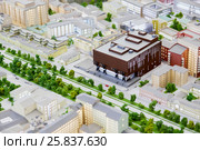 MOSCOW, RUSSIA - DEC 20, 2014: Miniature of the Moscow Academic Art Theater named by M.Gorky on Moscow layout at VDNKH exhibition. Редакционное фото, фотограф Losevsky Pavel / Фотобанк Лори