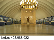 Станция метро "Чёрная речка". Санкт-Петербург (2016 год). Редакционное фото, фотограф A Челмодеев / Фотобанк Лори