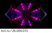 3d abstract tunnel animation. Стоковая анимация, аниматор Стойко Елена / Фотобанк Лори