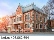Дом-ларец Цветкова. Tsvetkov's House-casket (2017 год). Стоковое фото, фотограф Baturina Yuliya / Фотобанк Лори