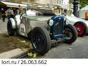 BERLIN - JUNE 14, 2015: Sports car Austin 7 Ulster Special, 1930. The Classic Days on Kurfuerstendamm. Редакционное фото, фотограф Sergey Kohl / Фотобанк Лори