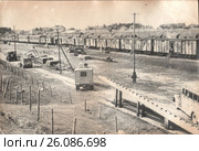 Состав на железнодорожной станции, 1941 год. Стоковое фото, фотограф Retro / Фотобанк Лори