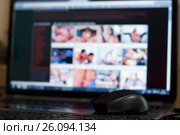 Website with questionable content. Стоковое фото, фотограф Вулканов Стас / Фотобанк Лори
