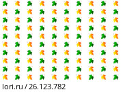 Background of colored maple leaves. Стоковая иллюстрация, иллюстратор Михаил Яковлев (ktynzq) / Фотобанк Лори