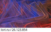 Colorful abstract fractal background. Стоковая иллюстрация, иллюстратор Михаил Яковлев (ktynzq) / Фотобанк Лори