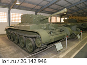Британский средний крейсерский танк Mk.VIII «Кромвель» в Центральном музее бронетанкового вооружения и техники, Кубинка (2015 год). Редакционное фото, фотограф Pukhov K / Фотобанк Лори