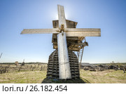 Самые северные ветряные мельницы в мире. Россия, Архангельская область, Мезенский район, деревня Кимжа (2014 год). Стоковое фото, фотограф Яковлев Сергей / Фотобанк Лори