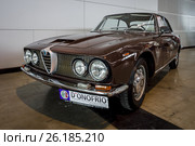 STUTTGART, GERMANY - MARCH 03, 2017: Executive car Alfa Romeo 2600 Sprint (Tipo 106), 1962. Europe's greatest classic car exhibition "RETRO CLASSICS" Редакционное фото, фотограф Sergey Kohl / Фотобанк Лори