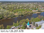 Siversky Donets river in Sviatohirsk, spring (2017 год). Стоковое фото, фотограф Валентин Лещименко / Фотобанк Лори