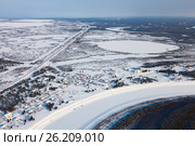 Село Варьеган Нижневартовский район, Югра (2011 год). Стоковое фото, фотограф Владимир Мельников / Фотобанк Лори