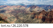 Beautiful Landscape of Grand Canyon with the Colorado River visible during dusk (2016 год). Стоковое фото, фотограф Дмитрий Петраков / Фотобанк Лори