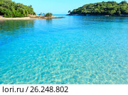 Ksamil beach, Albania. Стоковое фото, фотограф Юрий Брыкайло / Фотобанк Лори