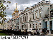 Москва, Рождественский бульвар, дом 12/8, строение 1. Федеральное агентство по рыболовству (2017 год). Редакционное фото, фотограф glokaya_kuzdra / Фотобанк Лори