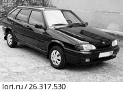 Российский автомобиль ВАЗ-2114, 2012 г.в. (2017 год). Редакционное фото, фотограф Chere / Фотобанк Лори