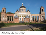 Екатерининская церковь, село Ляличи, Суражский р-н. Брянская область. Усадьба Завадовского (2017 год). Стоковое фото, фотограф Александр Шаповалов / Фотобанк Лори