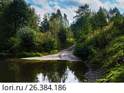 Брод через речку. Стоковое фото, фотограф Игорь Камаев / Фотобанк Лори