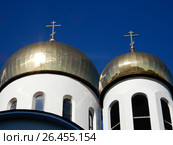 Церковь введения во храм Пресвятой Богородицы в Вешняках (Церковь введения во храм Пресвятой Богородицы на Кетчерской). Улица Кетчерская, 2А. Москва (2016 год). Стоковое фото, фотограф lana1501 / Фотобанк Лори
