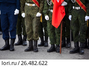 Солдаты в строю, военная форма и обувь. Стоковое фото, фотограф Кекяляйнен Андрей / Фотобанк Лори