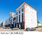 Здание бывшего Управления финской православной церкви. "Дом Форда". Сортавала. Республика Карелия (2017 год). Редакционное фото, фотограф Сергей Афанасьев / Фотобанк Лори