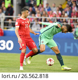 Кубок конфедераций FIFA 2017 в России. Матч Россия - Португалия.Александр Самедов №19. Редакционное фото, фотограф Александр С. Курбатов / Фотобанк Лори