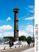 Башня-маяк в парке 300-летия Санкт-Петербурга (2017 год). Редакционное фото, фотограф Александр Щепин / Фотобанк Лори